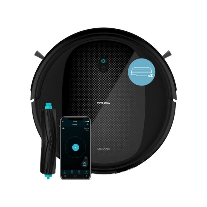 Σκούπα Ρομπότ 4 σε 1 Cecotec Conga Flash Connected Titanium CEC-05794 