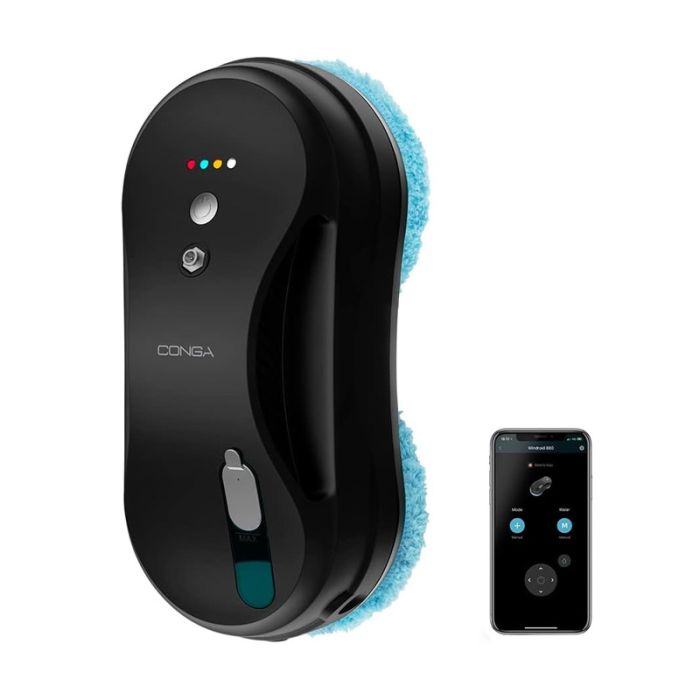  Καθαριστής Τζαμιών Ρομπότ Cecotec Windroid 880 SprayWater Connected T CEC-05871 