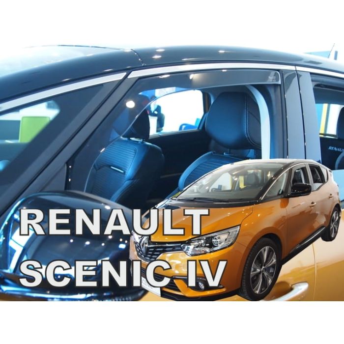  RENAULT SCENIC 5D 2017+ / GRAND SCENIC 5D 2017+  ΖΕΥΓΑΡΙ ΑΝΕΜΟΘΡΑΥΣΤΕΣ ΑΠΟ ΕΥΚΑΜΠΤΟ ΦΙΜΕ ΠΛΑΣΤΙΚΟ HEKO - 2 ΤΕΜ. 