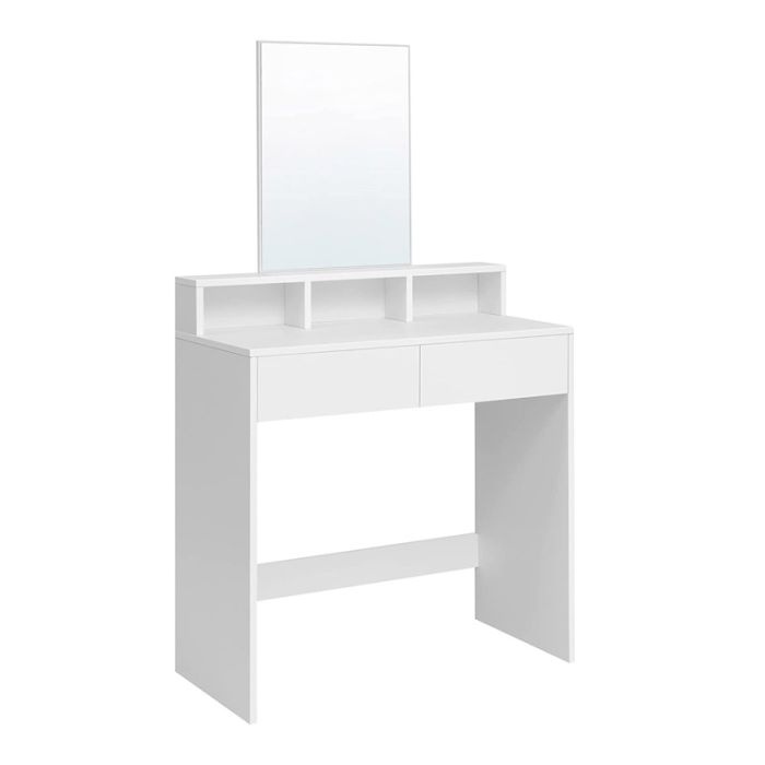  Ξύλινο Μπουντουάρ με Καθρέπτη 80 x 40 x 140 cm VASAGLE RDT113W01 