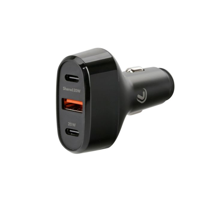  ΦΟΡΤΙΣΤΗΣ ΑΝΑΠΤΗΡΑ 12/24V MAX 40W ΜΕ 1 ΘΥΡΑ USB A &amp; 2 ΘΥΡΕΣ USB C FAST CHARGE ΜΑΥΡΟΣ ROCKET 3 PRO LAMPA - 1 TEM. 