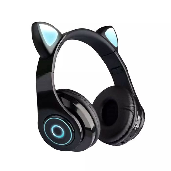 Ασύρματα Ακουστικά Bluetooth Γάτα Χρώματος Μαύρο SPM B39-Black 