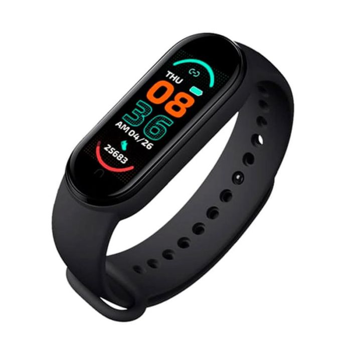  Ρολόι Fitness Tracker με Πιεσόμετρο και Μετρητή Καρδιακών Παλμών Smart Band M6 Χρώματος Μαύρο SPM M6-MAGN-Black 