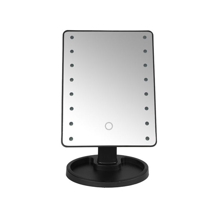  Επιτραπέζιος Καθρέπτης με Led Φωτισμό και Κουμπί Αφής SPM L16-Black 