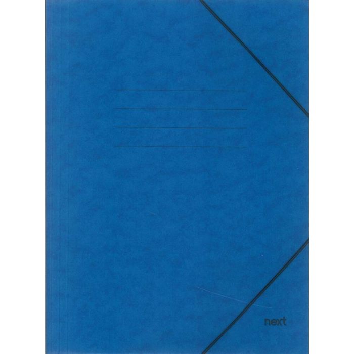 Νext Φάκελος Πρεσπάν με Λάστιχο για Χαρτί A4 Μπλε Υ35x25cm