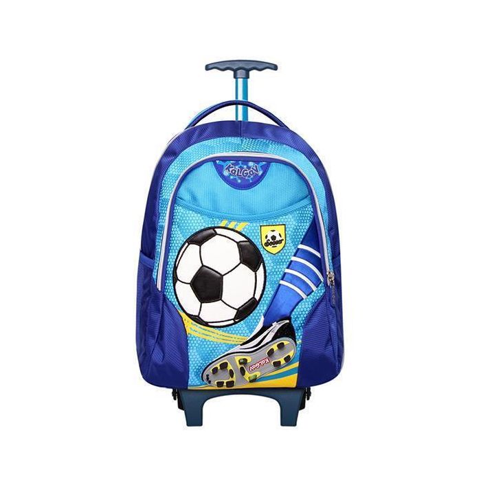 KalGav Σχολική Τσάντα Τρόλεϊ σε Μπλε χρώμα
