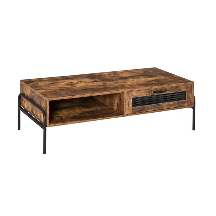  Ξύλινο Τραπέζι Σαλονιού 123.8 x 56 x 38 cm HOMCOM 839-046 