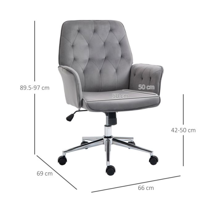 Καρέκλα Γραφείου 66 x 69 x 89.5-97 cm Vinsetto 921-103V02CG