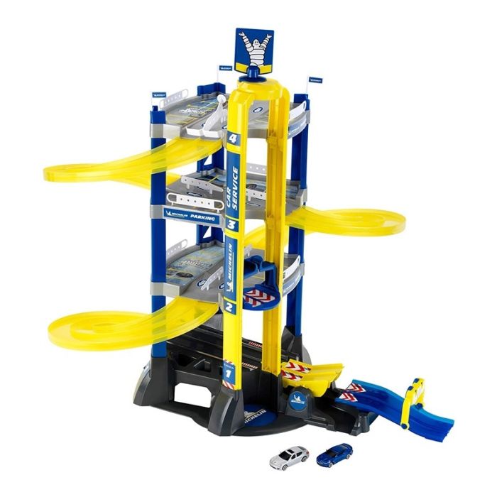  Παιδικό Γκαράζ Στάθμευσης 4 Επιπέδων Michelin Car Service Klein 3400 