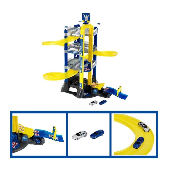  Παιδικό Γκαράζ Στάθμευσης 4 Επιπέδων Michelin Car Service Klein 3400 