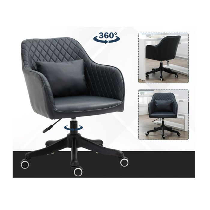 Καρέκλα Γραφείου με Μαξιλάρι Μασάζ 2 Σημείων 55 x 65 x 79-89 cm Vinsetto 921-298V01