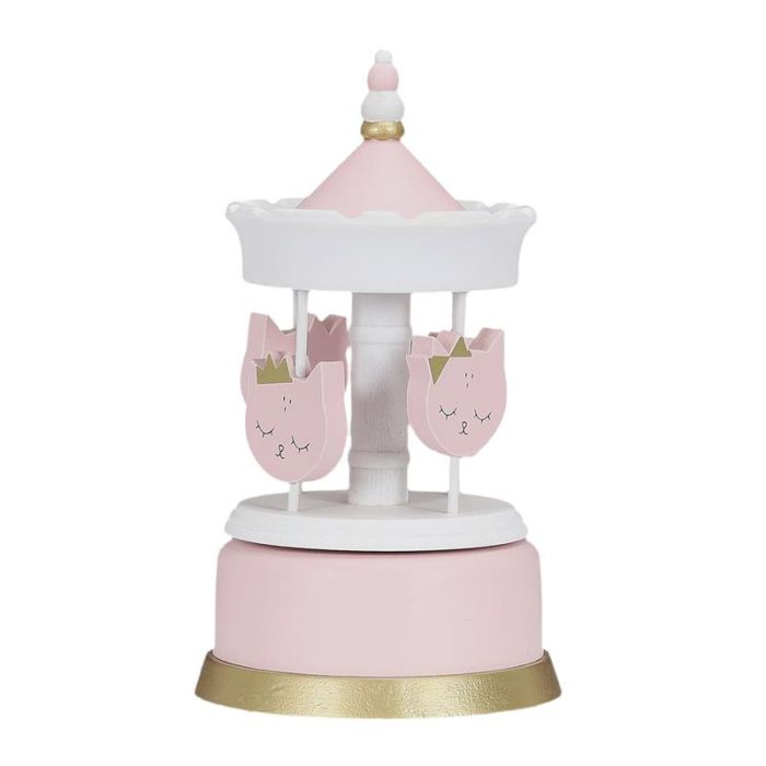  Παιδικό Ξύλινο Μουσικό Καρουζέλ Home Deco Kids HD2377 