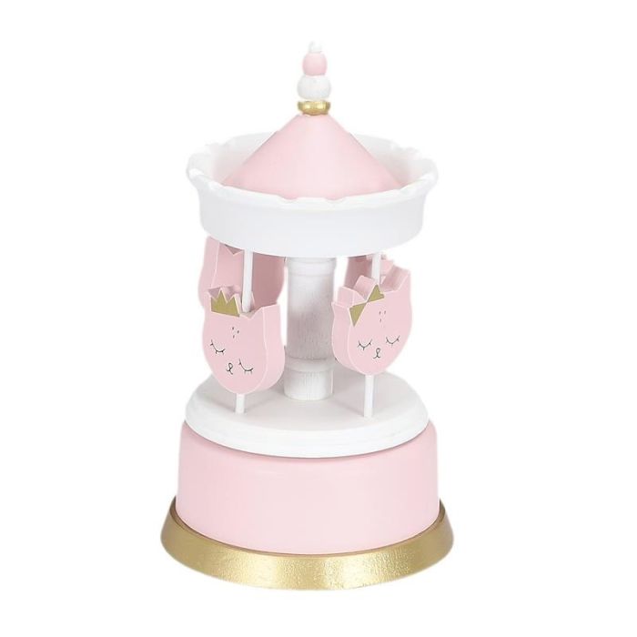  Παιδικό Ξύλινο Μουσικό Καρουζέλ Home Deco Kids HD2377 