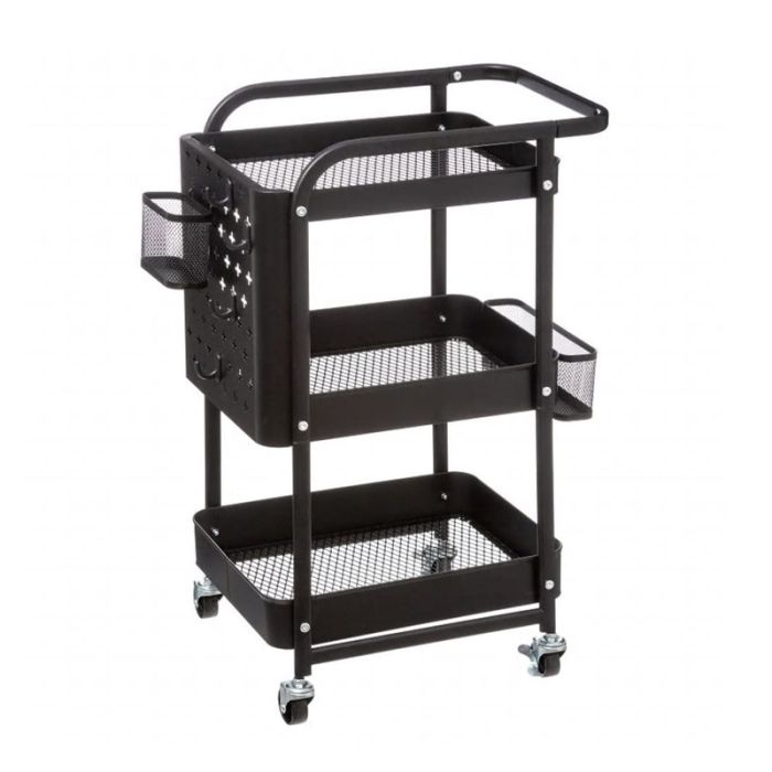  Μεταλλικό Τρόλεϊ Κουζίνας με 3 Ράφια 51 x 29.5 x 76 cm 5Five Simply Smart 167740 