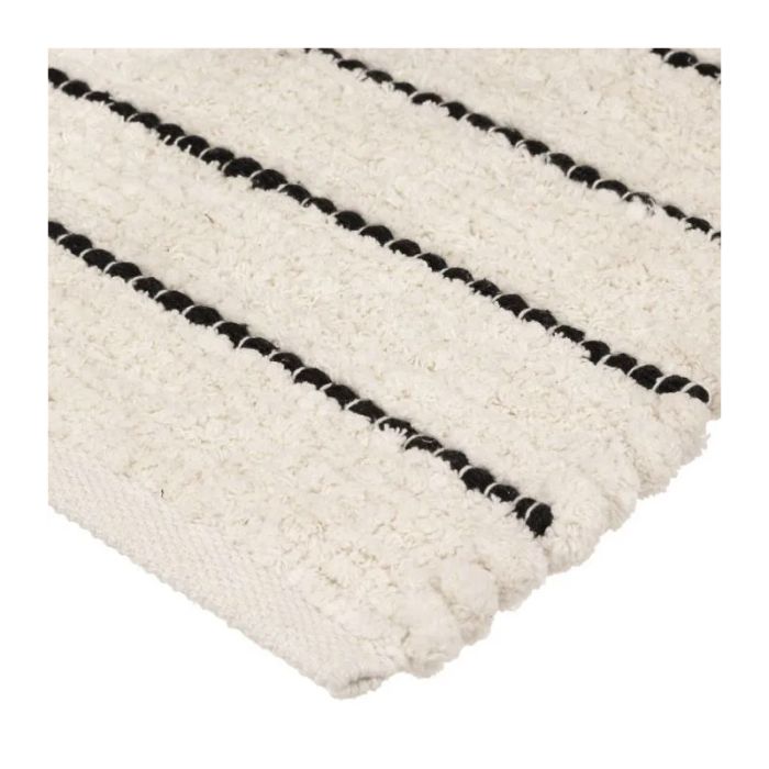  Βαμβακερό Χαλάκι Μπάνιου Ριγέ 120 x 50 x 2 cm 5Five Simply Smart 174726 