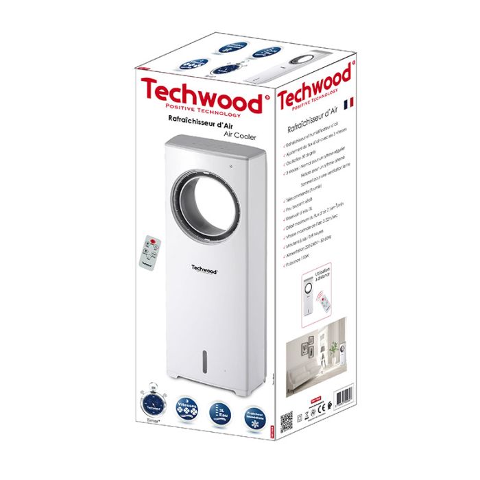 Φορητό Κλιματιστικό Air Cooler - Υγραντήρας με Τηλεχειριστήριο 110 W Techwood TRF-7008