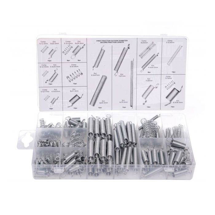  Σετ Ελατήρια σε Κασετίνα 200 τμχ Kraft&amp;Dele KD-10483 