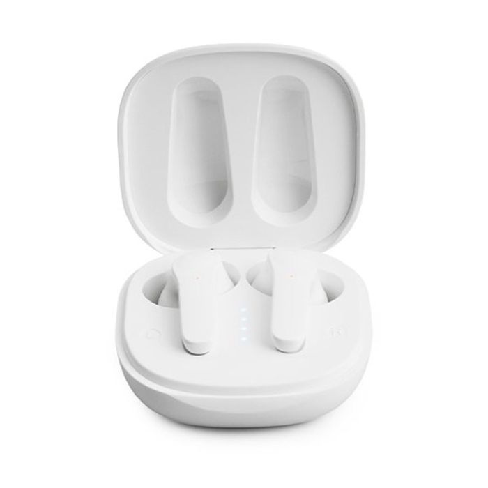 Ασύρματα Ακουστικά Bluetooth με Βάση Φόρτισης Χρώματος Λευκό BTE10 Dutch Originals 8720604881424