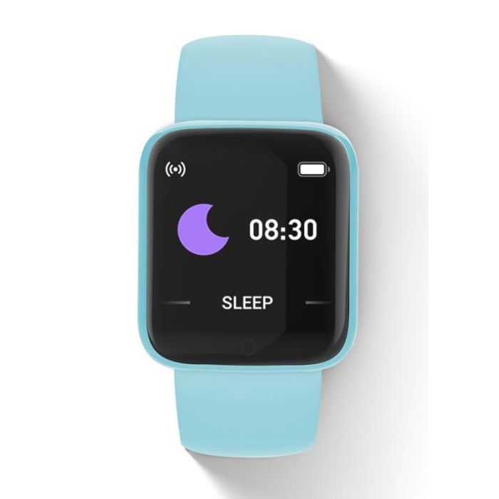  Smartwatch Y68S με Μετρητή Καρδιακών Παλμών Χρώματος Γαλάζιο SPM Y68S-Lblue 