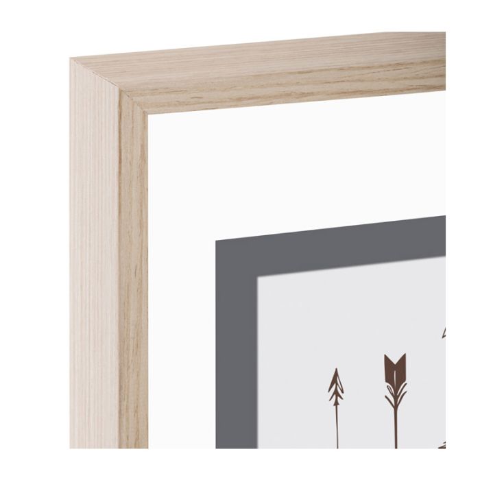  Ξύλινη Κορνίζα Τοίχου 3 Θέσεων 25 x 3.6 x 51.7 cm Atmosphera 155065 