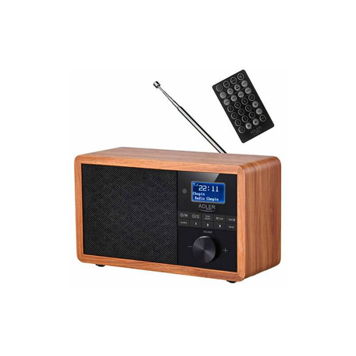  Ψηφιακό Ραδιόφωνο Ρεύματος DAB+ FM με Bluetooth και Τηλεχειριστήριο Adler AD-1184 
