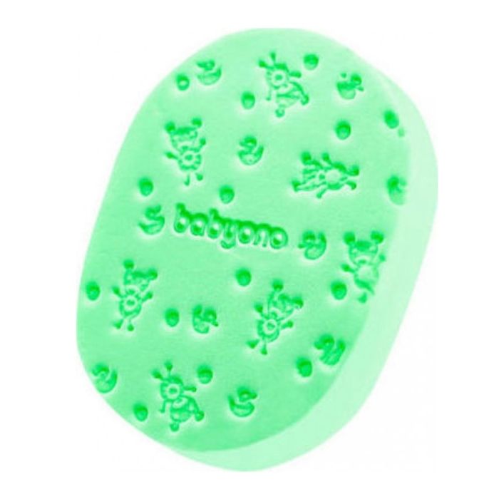 Βρεφικό Σφουγγάρι Μπάνιου Χρώματος Πράσινο Babyono BN063/01