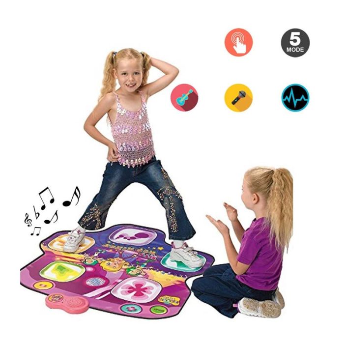 Παιδικό Μουσικό Χαλί με 5 Ηχητικά Εφέ Hip Hop 91 x 88 cm Bakaji 8050534662863