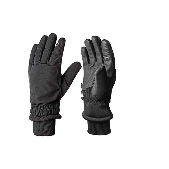 Xειμωνιάτικα γάντια CYCLEHERO ,Μαύρο-Γκρι χρώμα , Γάντια ποδηλασίας από αδιάβροχο εξωτερικό υλικό, γάντια αφής