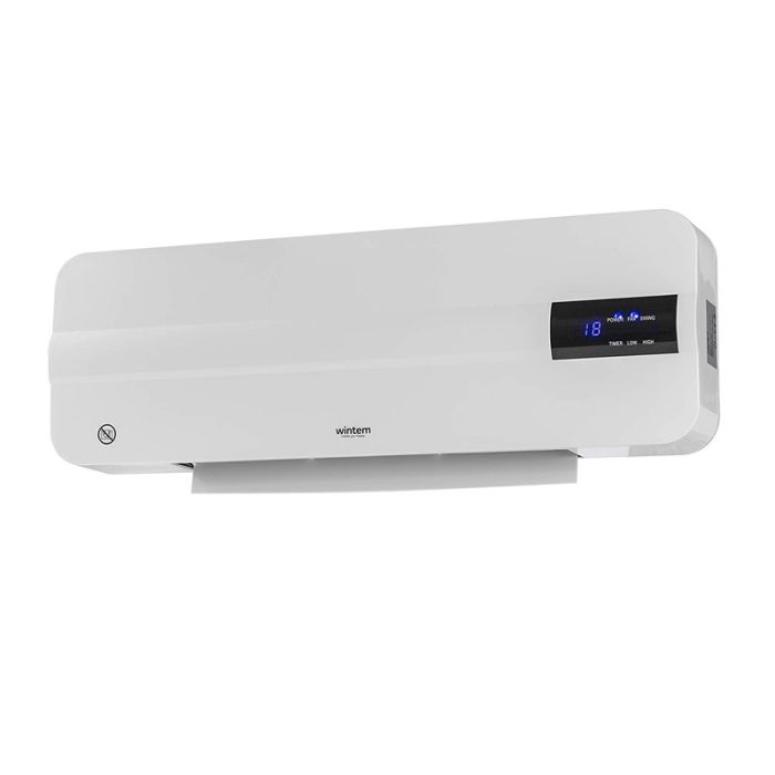  Κεραμικό Αερόθερμο Τοίχου με LCD Οθόνη και Τηλεχειριστήριο 2000 W Wintem WR-4623 