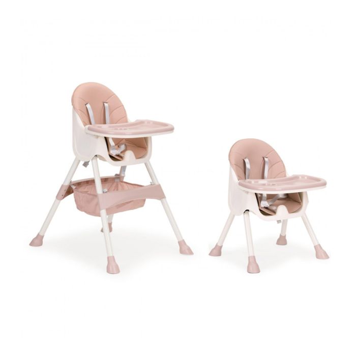  Παιδικό Κάθισμα Φαγητού 2 σε 1 Χρώματος Ροζ Ecotoys HC-823-Pink 