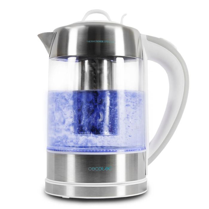  Ασύρματος Ηλεκτρικός Βραστήρας Cecotec Thermosense 370 Clear 