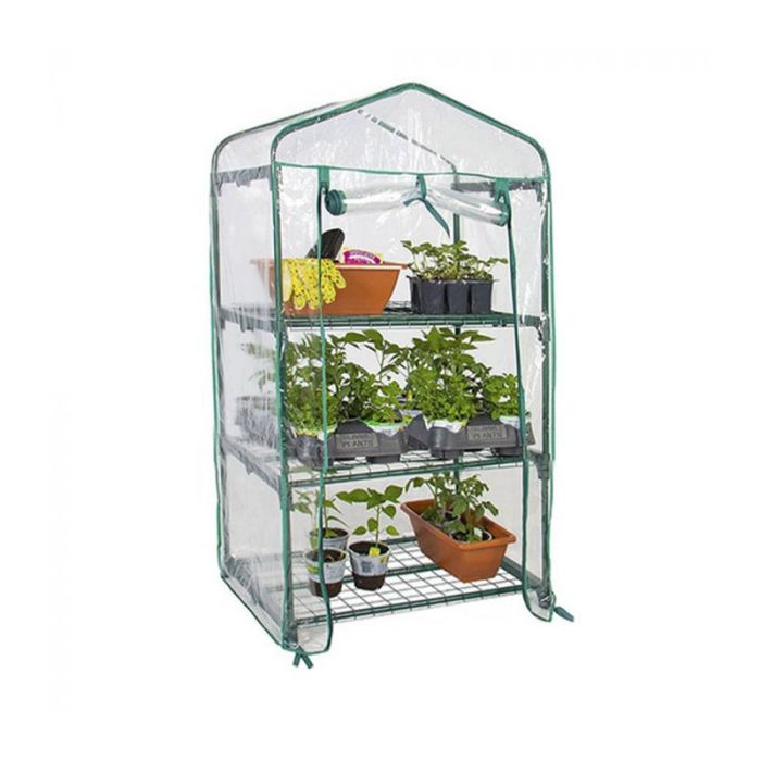  Φορητό Mini Θερμοκήπιο με 3 Επίπεδα 69 x 49 x 126 cm Hoppline HOP1001045-1 