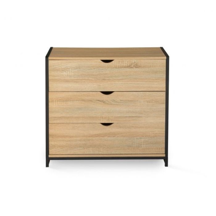  Μεταλλική Συρταριέρα με 3 Συρτάρια 75 x 40 x 82 cm Idomya 30087285 
