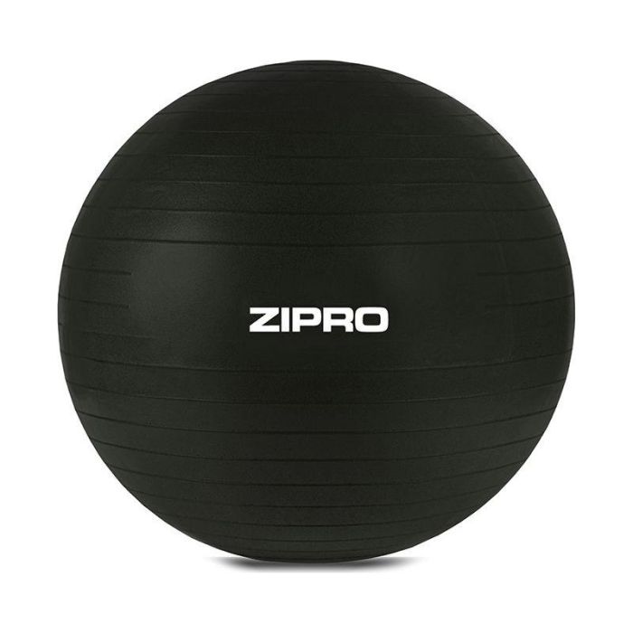  Μπάλα Γυμναστικής 65 cm Χρώματος Μαύρο Zipro 6413427 