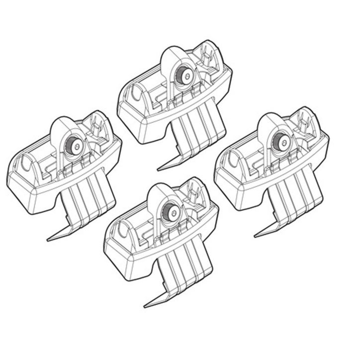  CITROEN C4 PICASSO 6/13+ KIT ΑΚΡΑ (ΠΟΔΙΑ) ΓΙΑ ΜΠΑΡΕΣ NORDRIVE 
