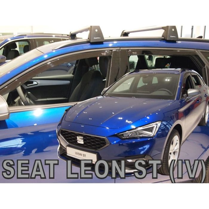  SEAT LEON 5D 2020+ / CUPRA LEON 5D 2020+ - ΣΕΤ ΑΝΕΜΟΘΡΑΥΣΤΕΣ ΑΥΤΟΚΙΝΗΤΟΥ ΑΠΟ ΕΥΚΑΜΠΤΟ ΦΙΜΕ ΠΛΑΣΤΙΚΟ HEKO - 4 ΤΕΜ. 