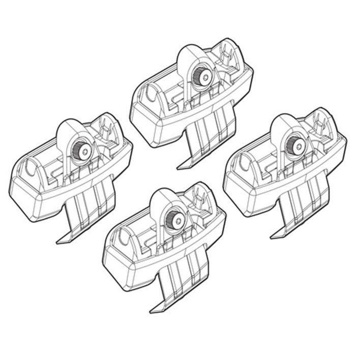  AUDI A3 3/5D 09/12+ KIT ΑΚΡΑ (ΠΟΔΙΑ) ΓΙΑ ΜΠΑΡΕΣ NORDRIVE 