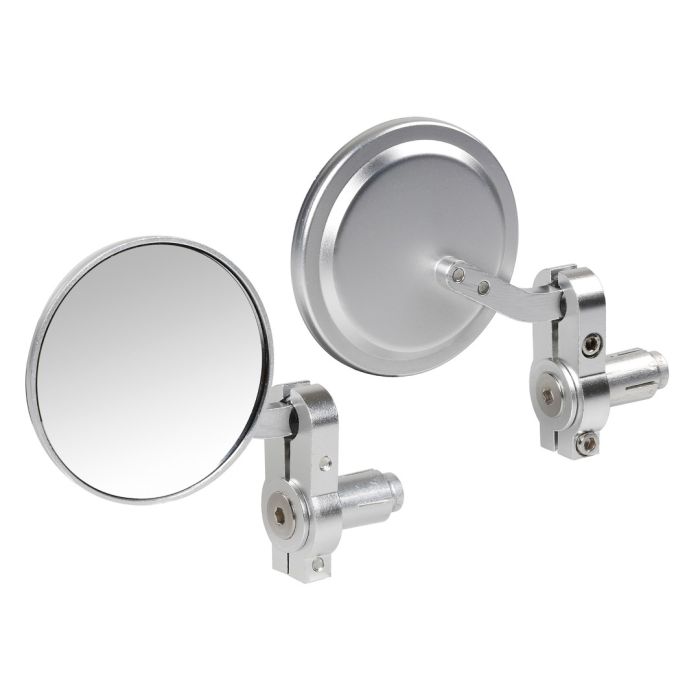  ΚΑΘΡΕΠΤΕΣ ΣΕ ΘΕΣΗ ΑΝΤΙΒΑΡΟΥ ΜΟΤΟ DERNIER 80mm 13-18mm  ΧΡΩΜΙΟ -2 ΤΕΜ. 