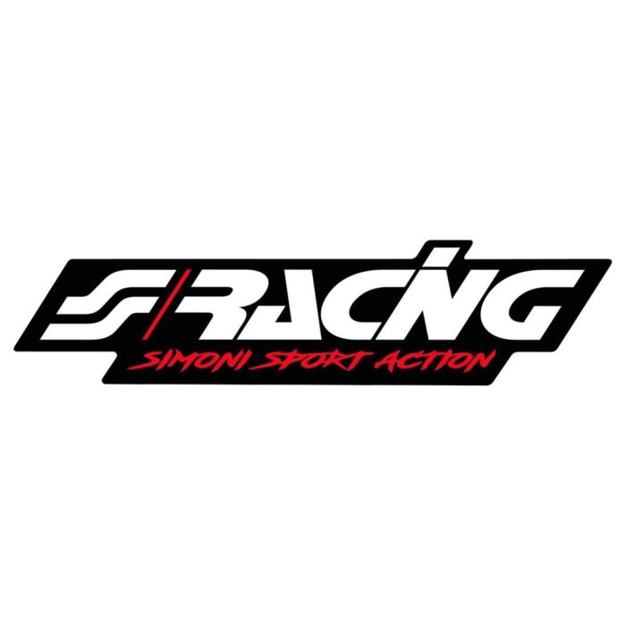  ΑΥΤΟΚΟΛΛΗΤΟ SIMONI RACING LOGO STICKER 120x29mm 1ΤΕΜ. 