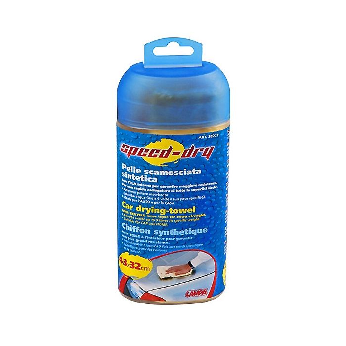  ΠΑΝΙ ΑΠΟΡΡΟΦΗΤΙΚΟ ΓΙΑ ΣΤΕΓΝΩΜΑ/ ΚΑΘΑΡΙΣΜΑ PVA ΥΛΙΚΟ (ΥΦΗ CHAMOIS) SPEED-DRY 43 x 32 cm ΣΕ ΚΟΥΤΙ 