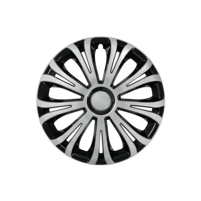  ΤΑΣΙΑ AVERA SILVERΚΑΙBLACK 15 INCH ΑΣΗΜΙ/ΜΑΥΡΟ ΣΕΤ 