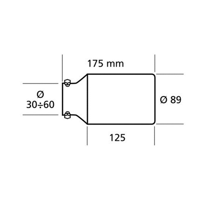  ΑΚΡΟ ΕΞΑΤΜΙΣΗΣ 89mm 