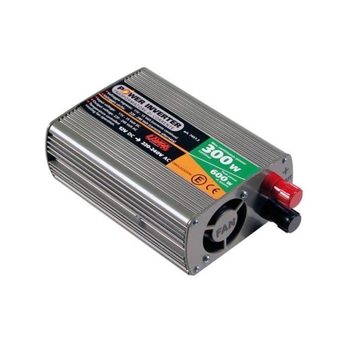  POWER INVERTER 300 ΜΕΤΑΤΡΟΠΕΑΣ 12V &gt; 220V MAX POWER 300W - PEAK POWER 600W 
