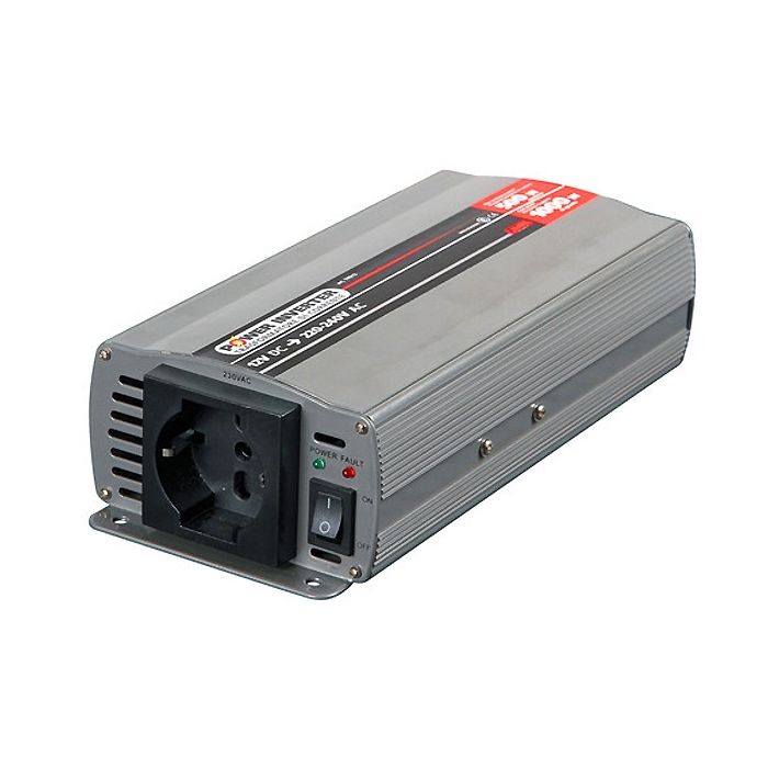  POWER INVERTER 500 ΜΕΤΑΤΡΟΠΕΑΣ 12V &gt; 220V MAX POWER 500W - PEAK POWER 1000W 