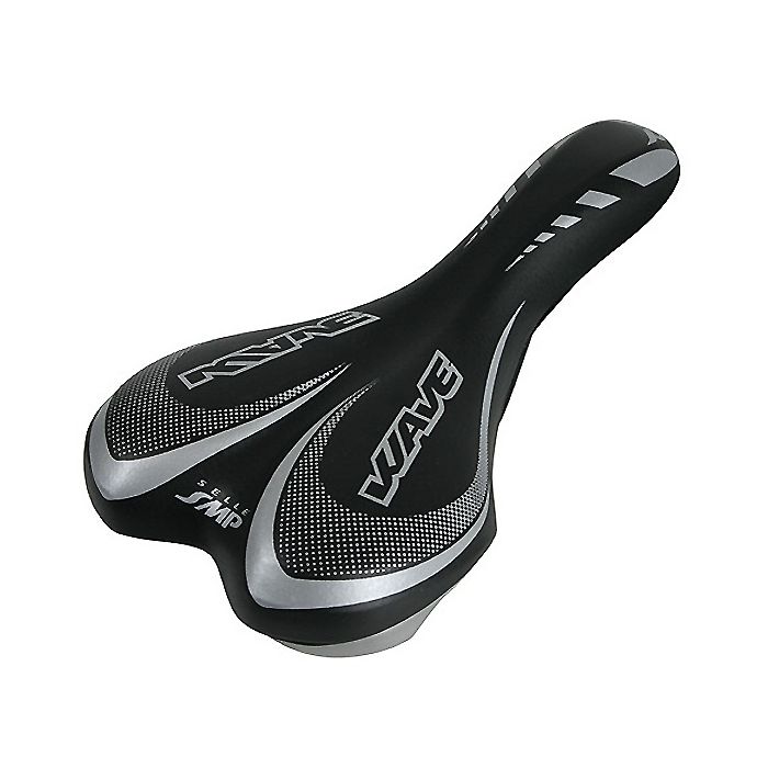  Σέλα ποδηλάτου (270x140mm /370gr) μαύρη Wave Saddle 