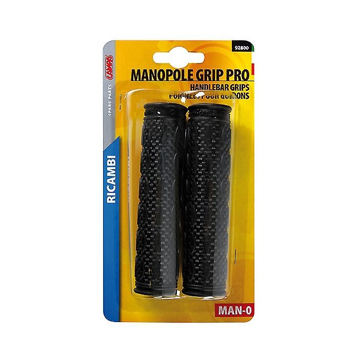  ΧΕΙΡΟΛΑΒΕΣ ΠΟΔΗΛΑΤΟΥ 125+125mm 22mm ΜΑΥΡΑ GRIP-PRO MAN-0 2ΤΕΜ 