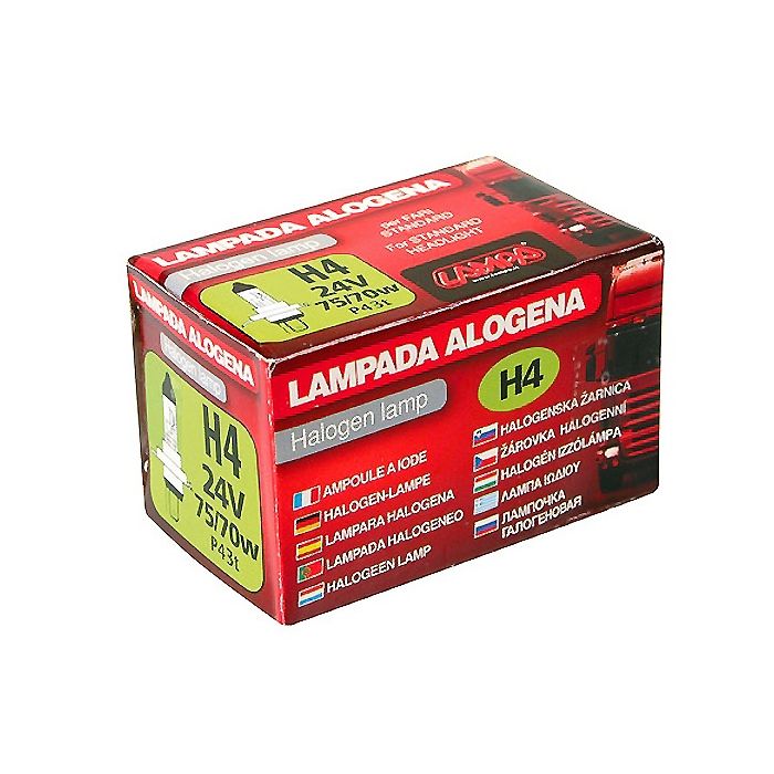  ΛΑΜΠΑ ΑΛΟΓΟΝΟΥ Η4 24V 75/70W (P43t) 