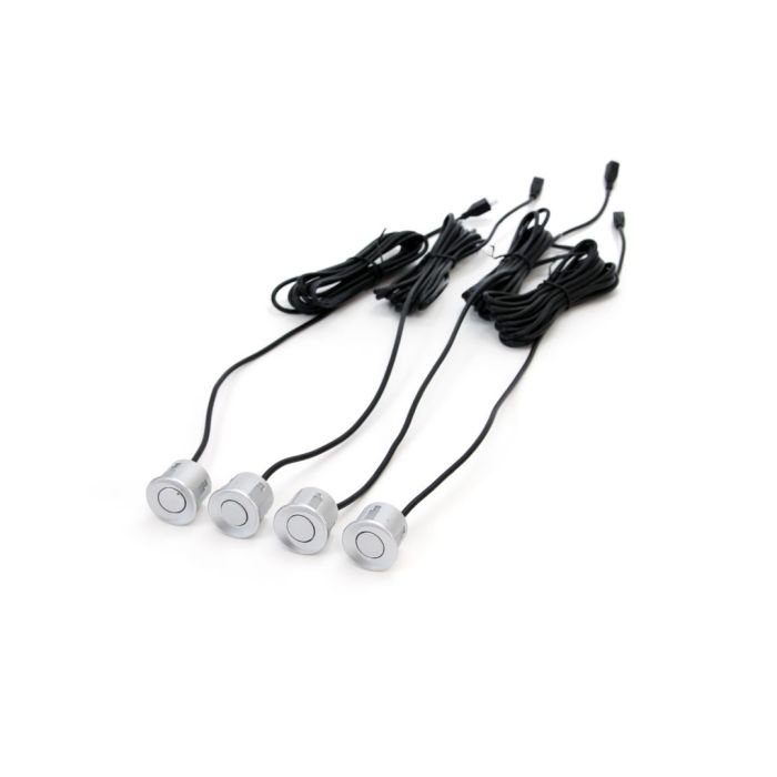  ΣΥΣΤΗΜΑ ΠΑΡΚΑΡΙΣΜΑΤΟΣ 12V 4 ΜΑΤΙΑ ΑΣΗΜΙ Φ22mm ΜΕ ΟΘΟΝΗ LED AMiO - 1 ΤΕΜ. 