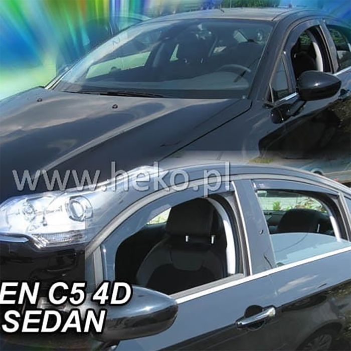  CITROEN C5 4D/5D 2008-2017 ΖΕΥΓΑΡΙ ΑΝΕΜΟΘΡΑΥΣΤΕΣ ΑΠΟ ΕΥΚΑΜΠΤΟ ΦΙΜΕ ΠΛΑΣΤΙΚΟ HEKO - 2 ΤΕΜ. 