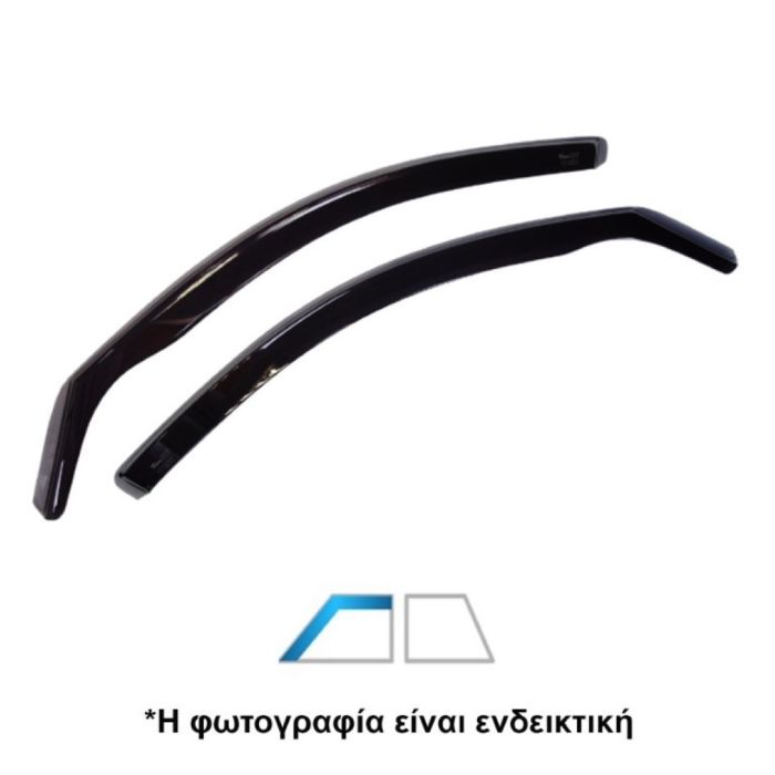  CITROEN C5 4D/5D 2008-2017 ΖΕΥΓΑΡΙ ΑΝΕΜΟΘΡΑΥΣΤΕΣ ΑΠΟ ΕΥΚΑΜΠΤΟ ΦΙΜΕ ΠΛΑΣΤΙΚΟ HEKO - 2 ΤΕΜ. 